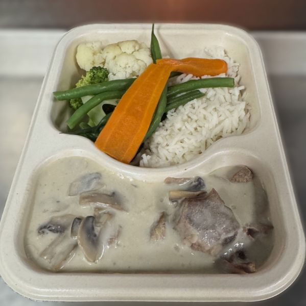 Image de Blanquette de veau, légumes vapeur