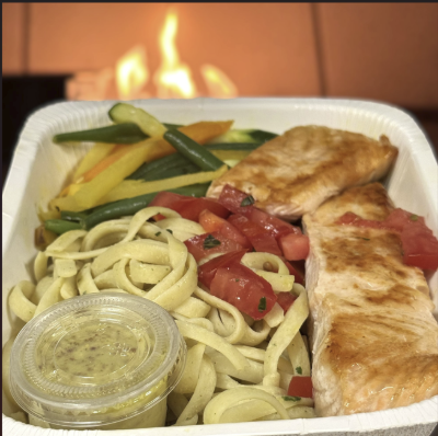 Image de Saumon et sauce vierge a l'échalote