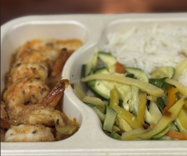 Image de Crevettes crème pesto