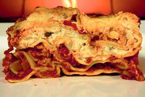 Image de Lasagne au veau et aux  3 fromages