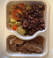 Image de fondant d'agneau et fumé a l'érable