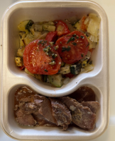 Image de fondant d'agneau et fumé a l'érable